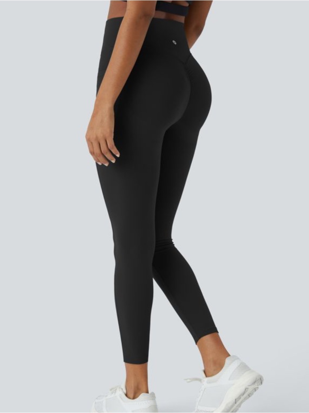 Halara UltraSculpt High Waisted Scrunch Butt Lifting Shaping Leggings L black